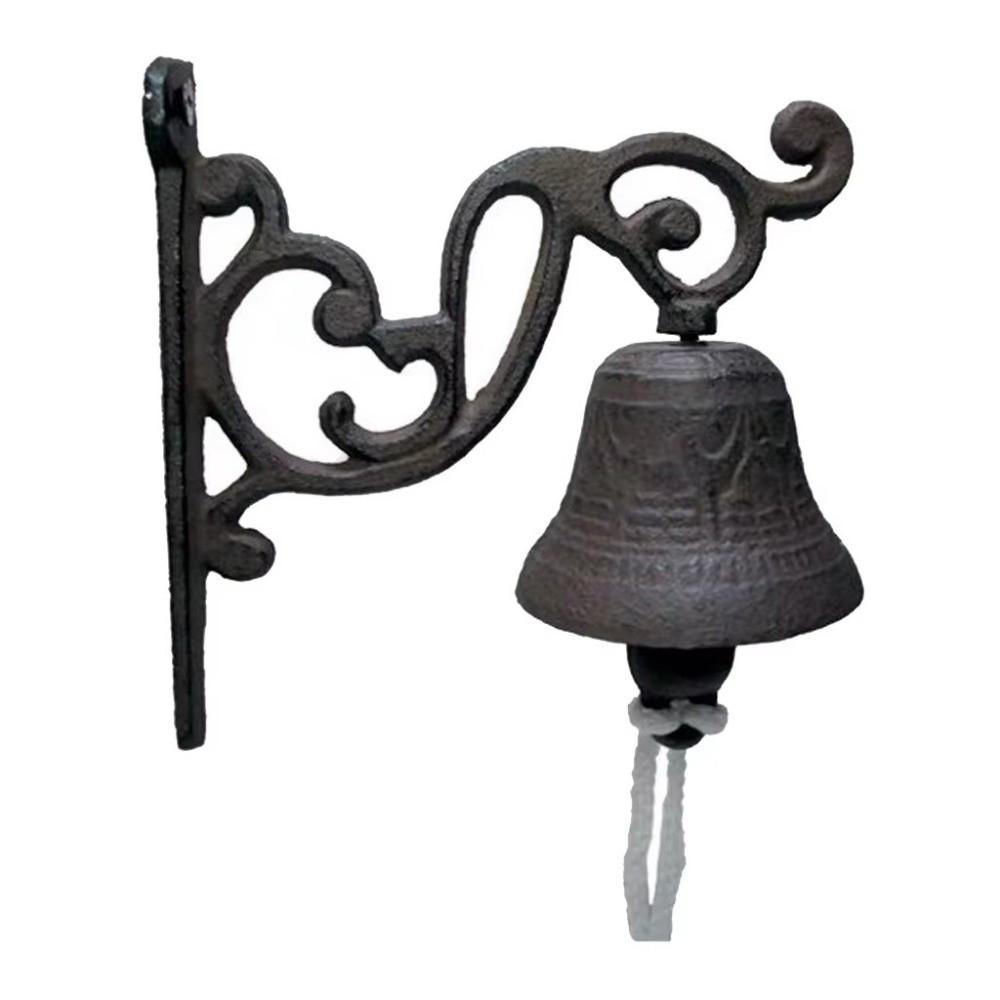 Metal Retro Outdoor Bell Rustic Wall Mounted Bell Welcome Decor Vintage Doorbell  Yard Decor