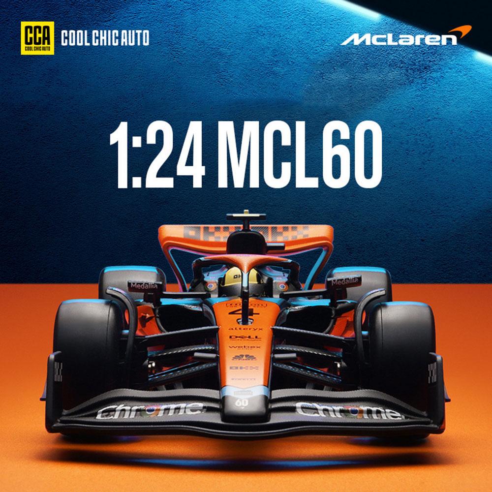1:24 McLaren MCL60 Miniature Cars Alloy Toys Diecast Models Wheels Can Turned Rolling Sliding Sports Car Boys Festival Gifts