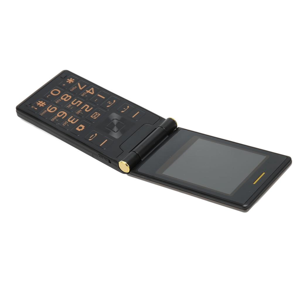 Кнопочный телефон для пожилых 3-дюймовый двухэкранный 2G раскладушка два слота для SIM-карт 5900 мАч разблокированный мобильный телефон для пожилых родителей