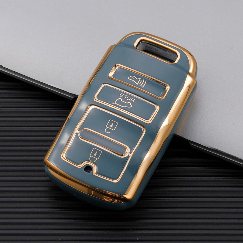 4 кнопки новый чехол для автомобильного ключа TPU чехол держатель брелока для KIA Cadenza Sorento K3 K5 K7 K900 Quoris Protector 2016 аксессуары