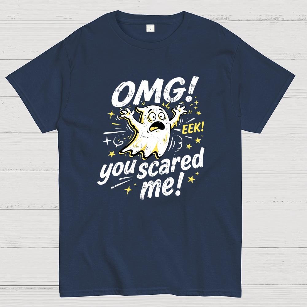 OMG you scared me Cotton Summer Casual Cool Loose T-Shirt