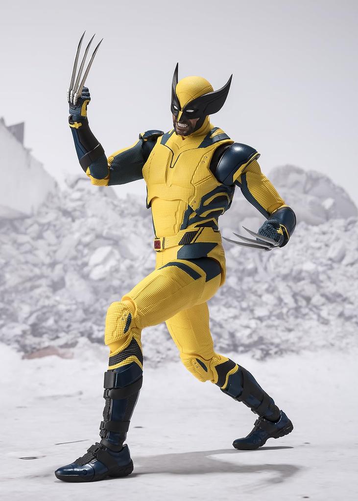 TAMASHII NATIONS Росомаха 155 мм окрашенная подвижная фигурка SHFiguarts (Дэдпул и Росомаха) приблизительно. ПВХ и АБС