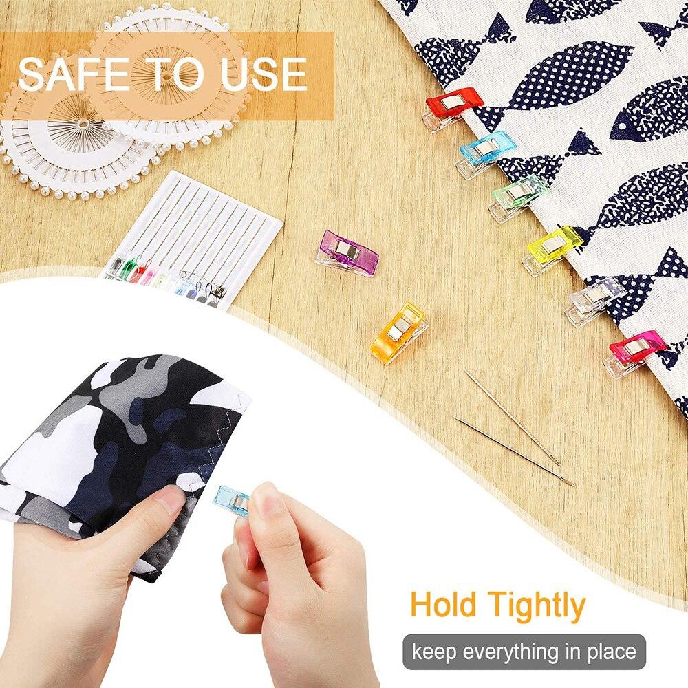 20 шт. многоцелевые швейные зажимы цветные зажимы пластиковые ремесла вязание крючком вязальные зажимы безопасности разные цвета зажимы для связывания бумага ARI