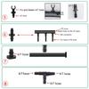 50 шт. 4/7 мм трубка-тройник, разъем-барб, садовый шланг для полива капельного орошения, Т-адаптер, разветвитель садовой воды