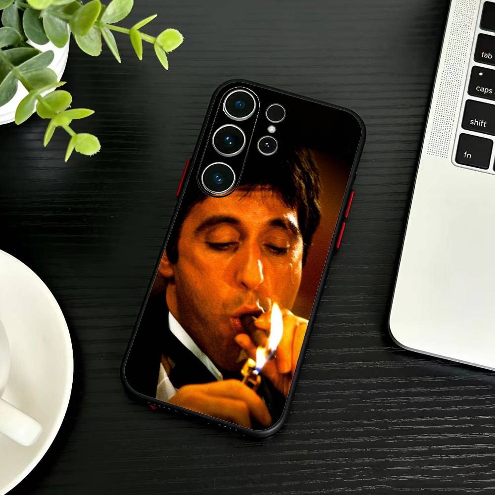 1983 Film S-Scarface Phone Case For Samsung S26,S25,S24,S23,S22,S21,S20,Plus,Fe,Lite,Others Black Cover
