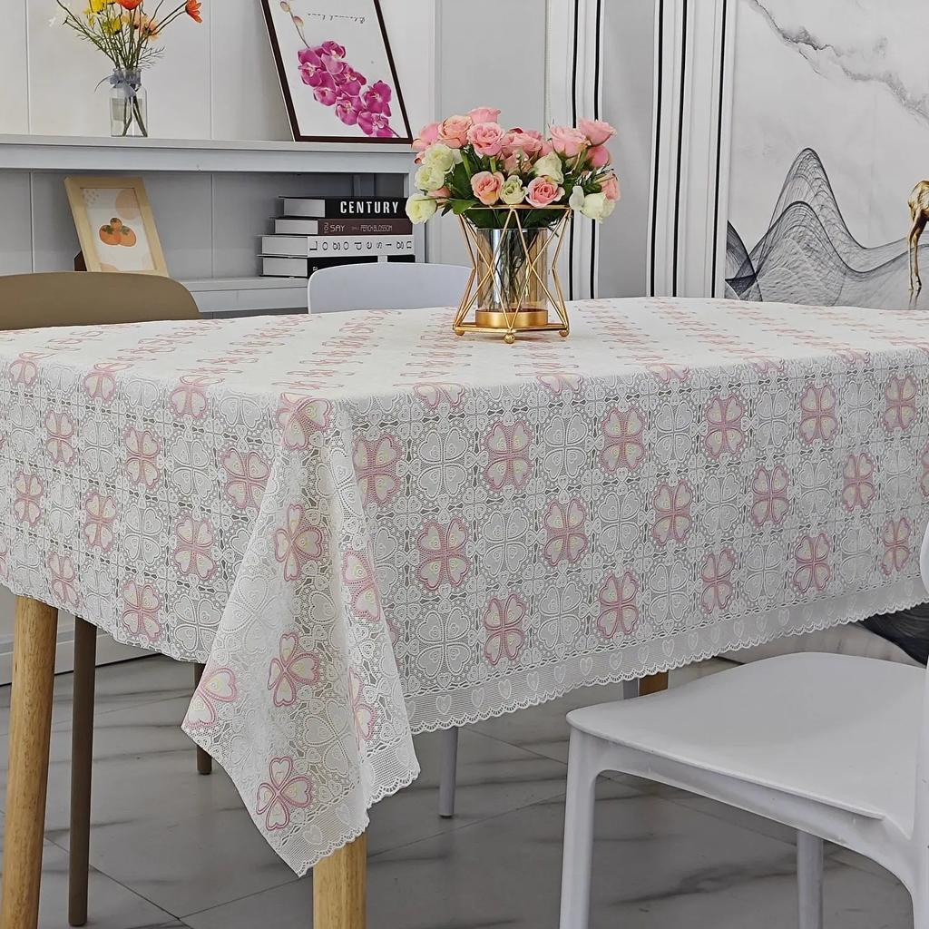 Квадратная скатерть с принтом из ПВХ, водонепроницаемая, маслостойкая, моющаяся скатерть, домашний минималистичный обеденный стол, чехол для журнального столика