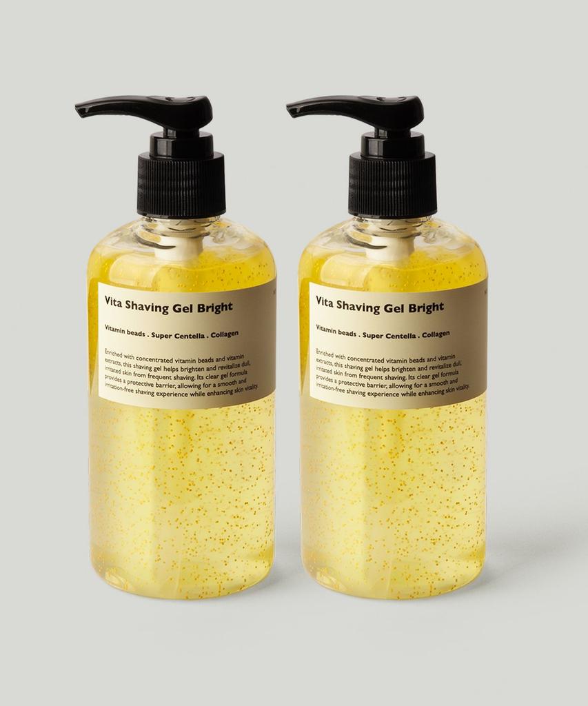 Vita Shaving Gel Bright 2 Pack