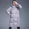 Женский пуховик средней длины, зимняя мода 2025: Свободное, Высококачественное, Утепленное пальто