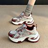 Super Fire Retro Dad Shoes Women's Spring and Autumn New Versatile Muffin Thick-soled Breathable Casual Fashion Sneakers