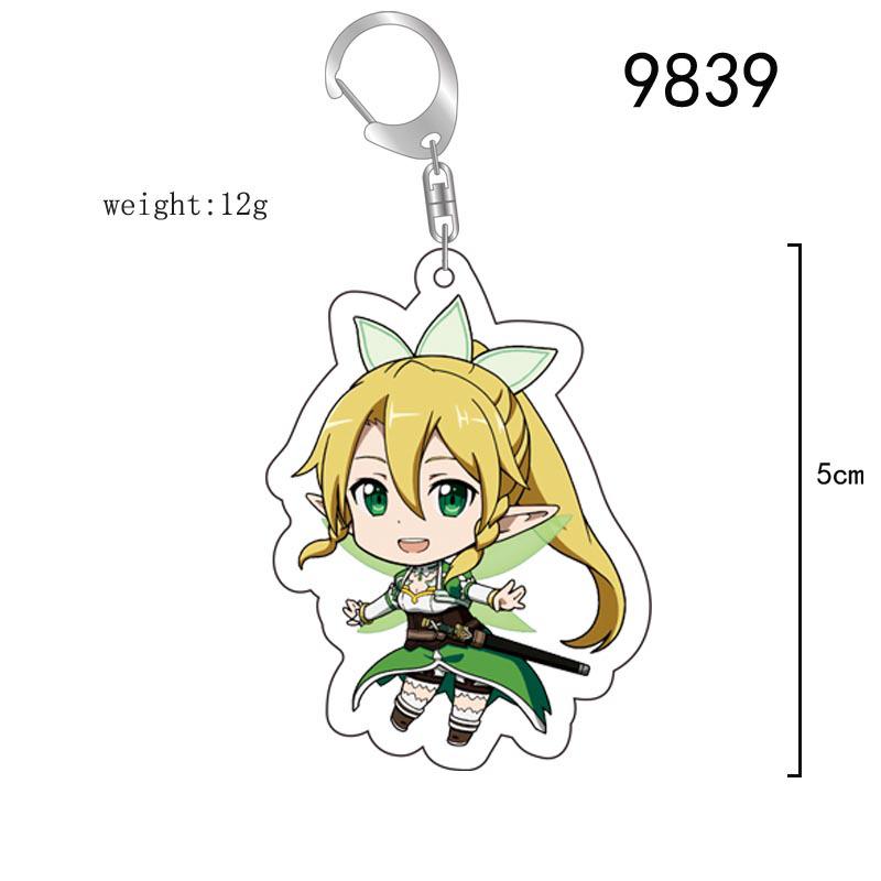 Акриловый брелок Sword Art Online: Асуна, Синон, Кирито Аниме Шарм