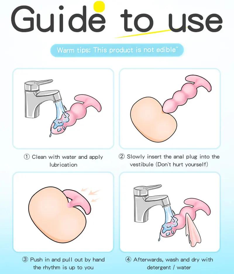 Дилдо Мастурбация Анальный Плаг Вагинальный Массажер Простаты Эротический Анус Взрослая Секс-Игрушка для Женщин Мужчин Анальный Дилататор