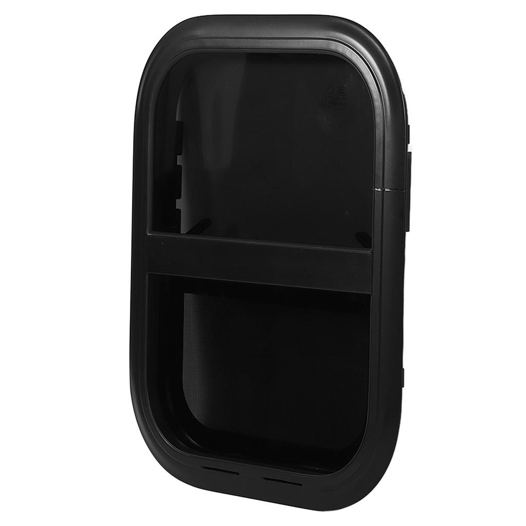 RV Window UV Protection Movable Insect Screen Black Strong Seal RV Vertical Sliding Window Universal for Caravan