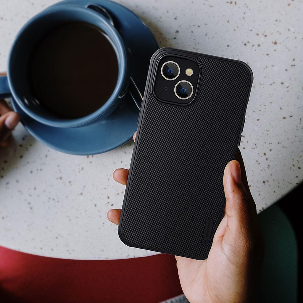 Nillkin Super Frosted Shield Pro Case for iPhone 14 Plus - Black Protective Back Cover