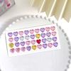 Bling Decorative Sticker Love Heart Rhinestone 3D Crystal  Sticker DIY Children Toys