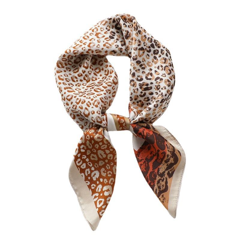 70 * 70cm New Silk Small Square Scarf For Women'S Neck Protection Professional Scarf Versatile Hair Tie Headscarf Scarf