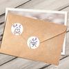 500 шт./рулон Наклейки «Спасибо» с кошачьей лапкой, DIY этикетки для выпечки, торта, десерта, подарков для подарочных пакетов/коробок и запечатывания конвертов
