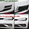 Car Front Bumper Lip Spoiler Car Bumper Fog Lamp Grille Cover Trim Body Kit For VW Golf 7 7.5 MK7 MK7.5 2012-2020 ABS Tuning