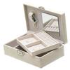 [I7775] - Beige 'L'Indispensable' Jewelry Box - 24x7. 5x15. 5cm