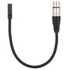 3.5MM гнездо к XLR гнездо цинковый сплав 3.5MM интерфейс o кабель-адаптер патч-корд