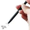 Diamond Holder Jewelry Claw Prong Gemstone Pick Up Tool 3/4 Prongs Stainless Steel Tweezer Catcher Jewelry Making Tools