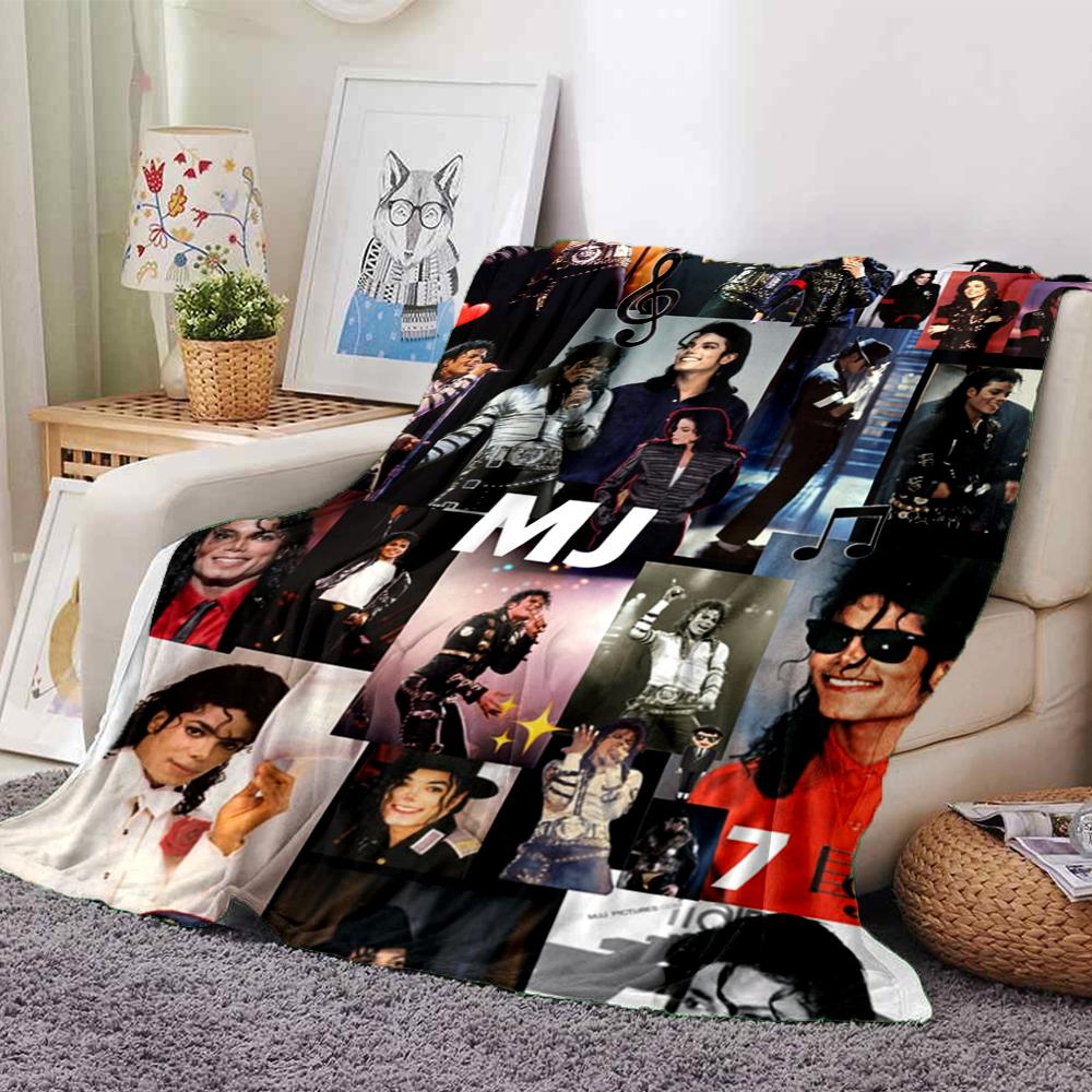1Pc Mj Timeless Legend Blanket Soft Throw Blanket For Home Bedroom Bed Sofa Travel Office Solid Christmas Blanket