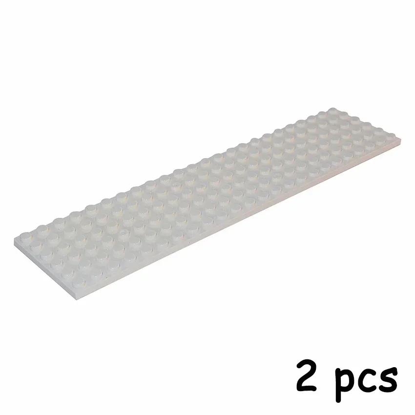 Size 6x24 Dot Plate 2PCS 3026 MOC Assemble Particles DIY Building Blocks 6*24 Figures Bricks Educational Creative Toys