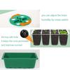 Mini Greenhouse Plant Germination Base 6/12Grids Cultivation Planting Box Seed Starter Tray  Garden