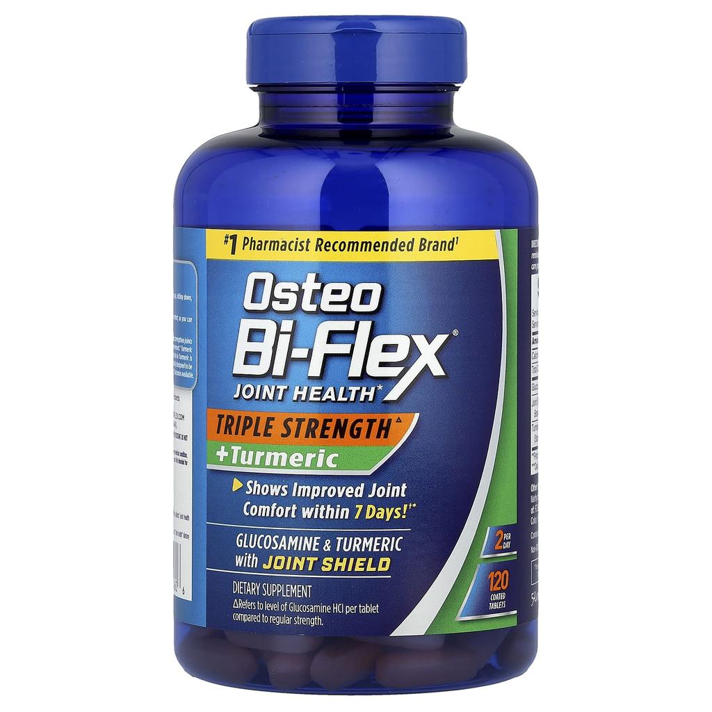 Osteo Bi-Flex Joint Health + Turmeric, Triple Strength, 120 Coated Tablets