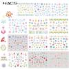 12pcs/set Christmas Design Decorations Beauty Nail Patterns Nail Water Sticker Decal Nail Art Stickers