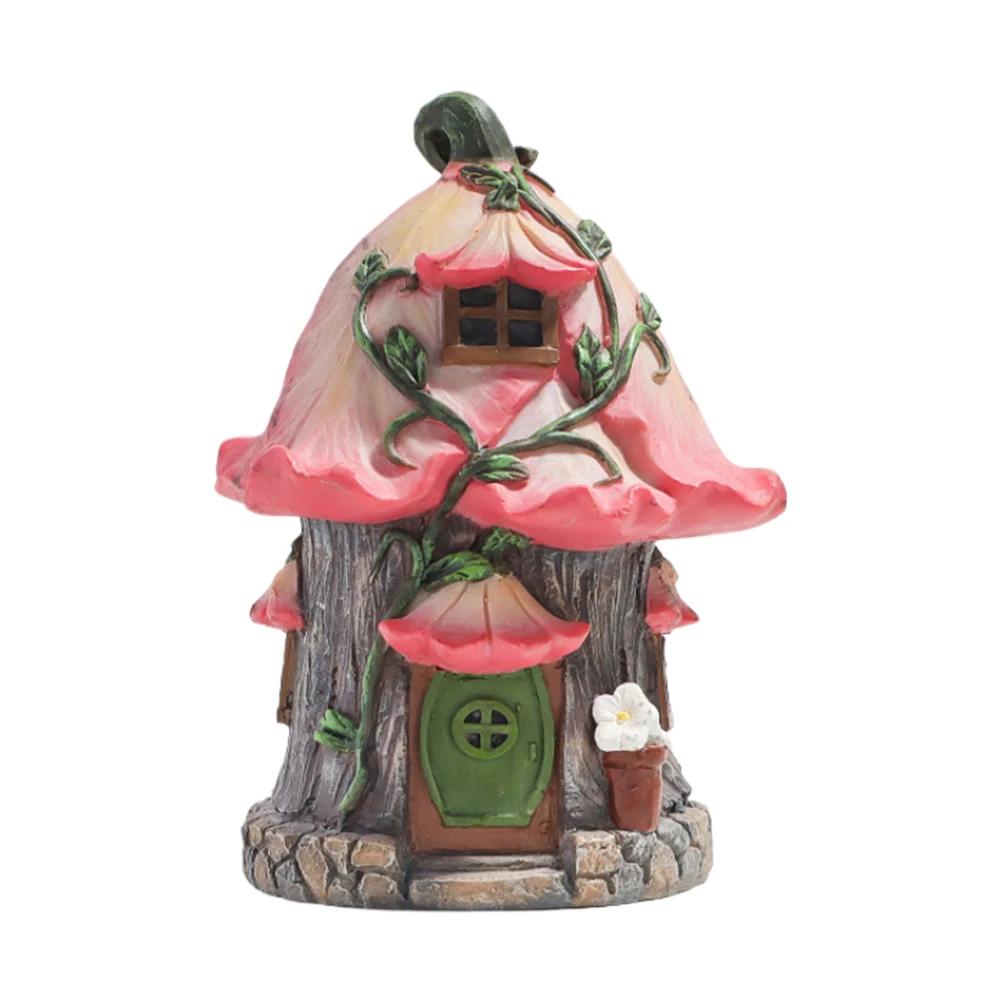 Fairy Garden Kit Resin Miniature Fairy House Chair Kit Micro Landscape Ornaments for Fairy Garden Miniature Moss Landscape DIY