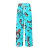 Men's Knitted Fashion Print Pocket Casual Pants Pajama Pants