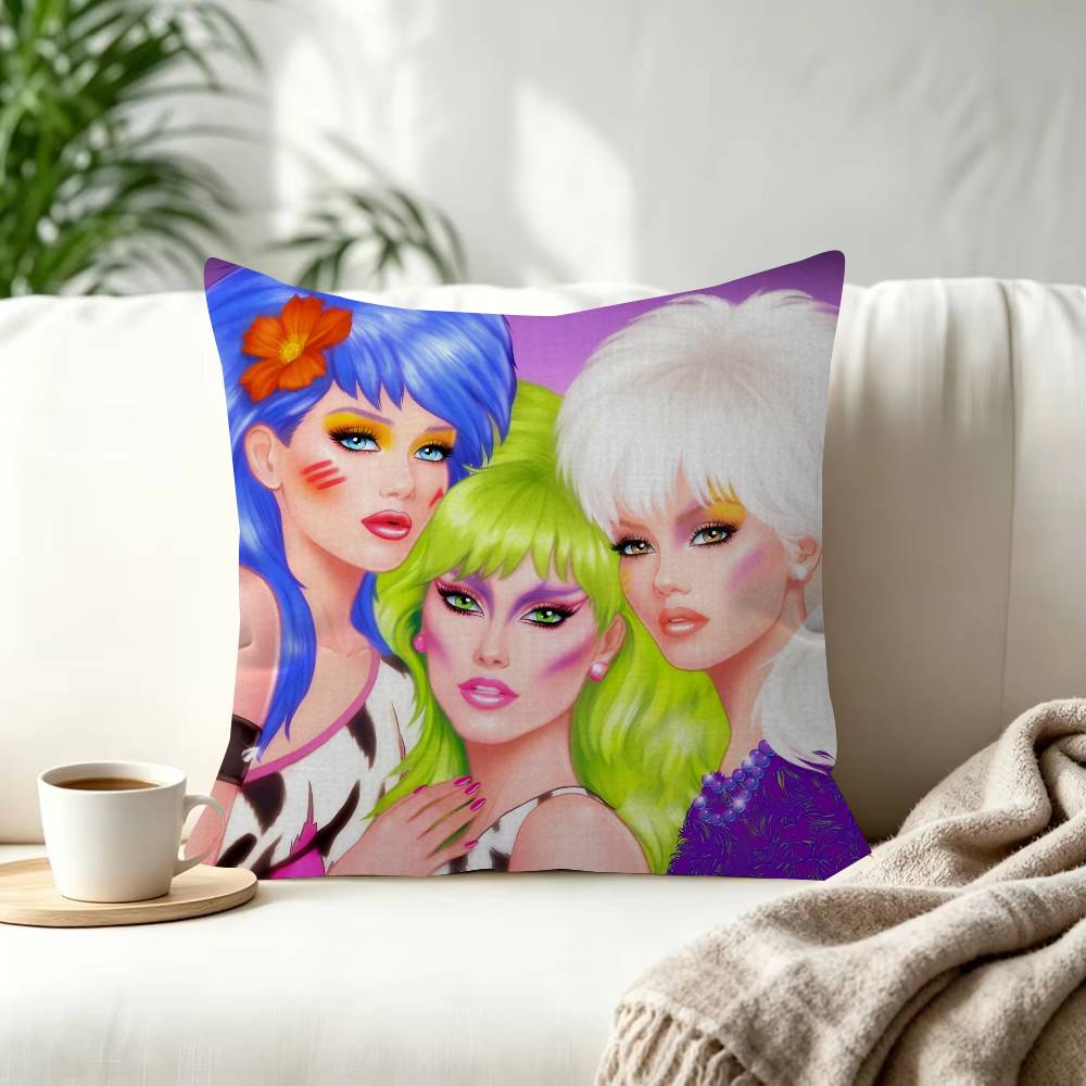 Jem And The Holograms Movie Decorative Room Aesthetics Pillow Case Home Decor Bedroom Sofa Bed Pillow Cover x