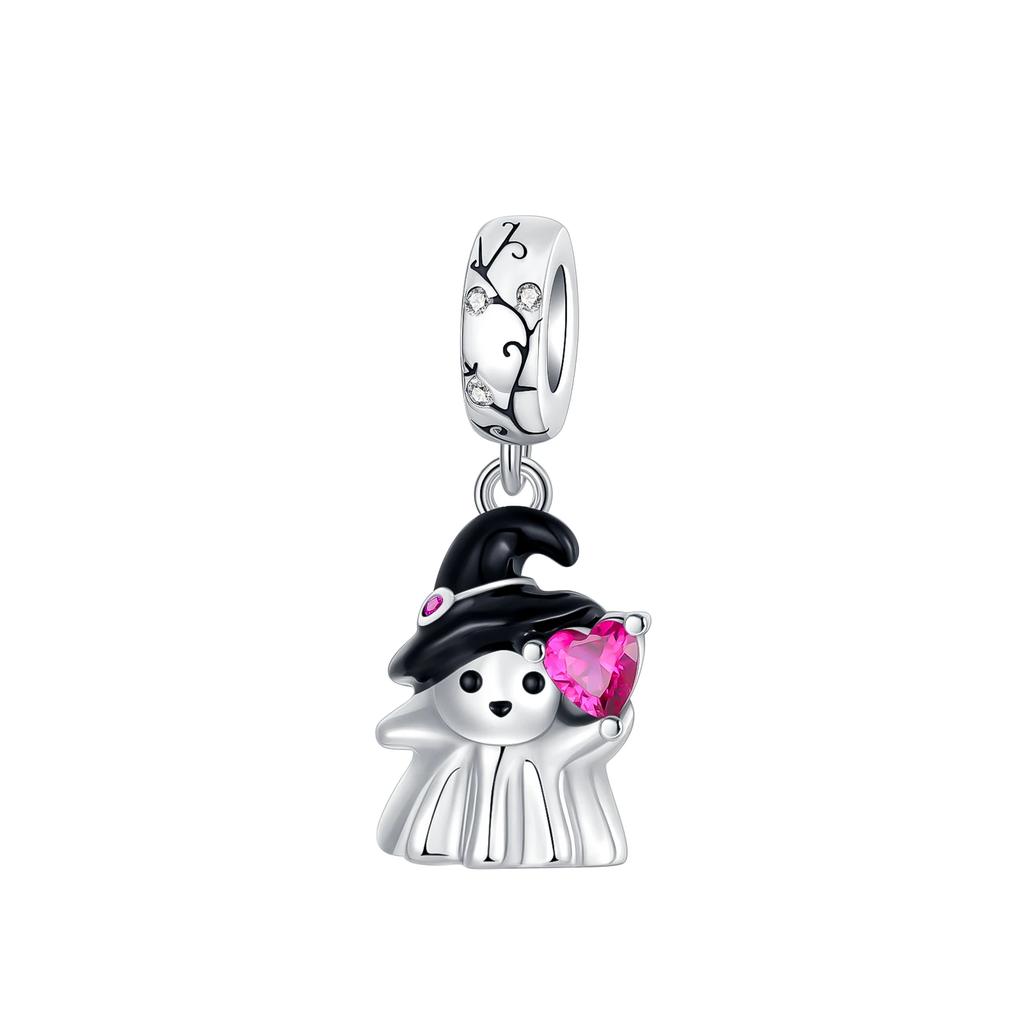 Медь Череп Черный Демон Голова Тыквы Призрак Хэллоуин Подвеска Ювелирные Изделия Бусины Оригинальный Браслет Бутик Шармы Подарок