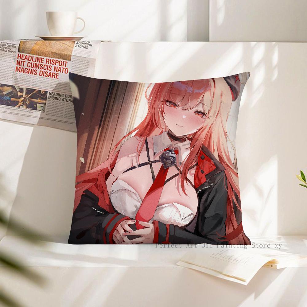 NIKKE Goddess Of Victory Игровая наволочка Модная квадратная наволочка Спальня Диван Комната Внутреннее украшение Чехол для подушки для отдыха 40x40