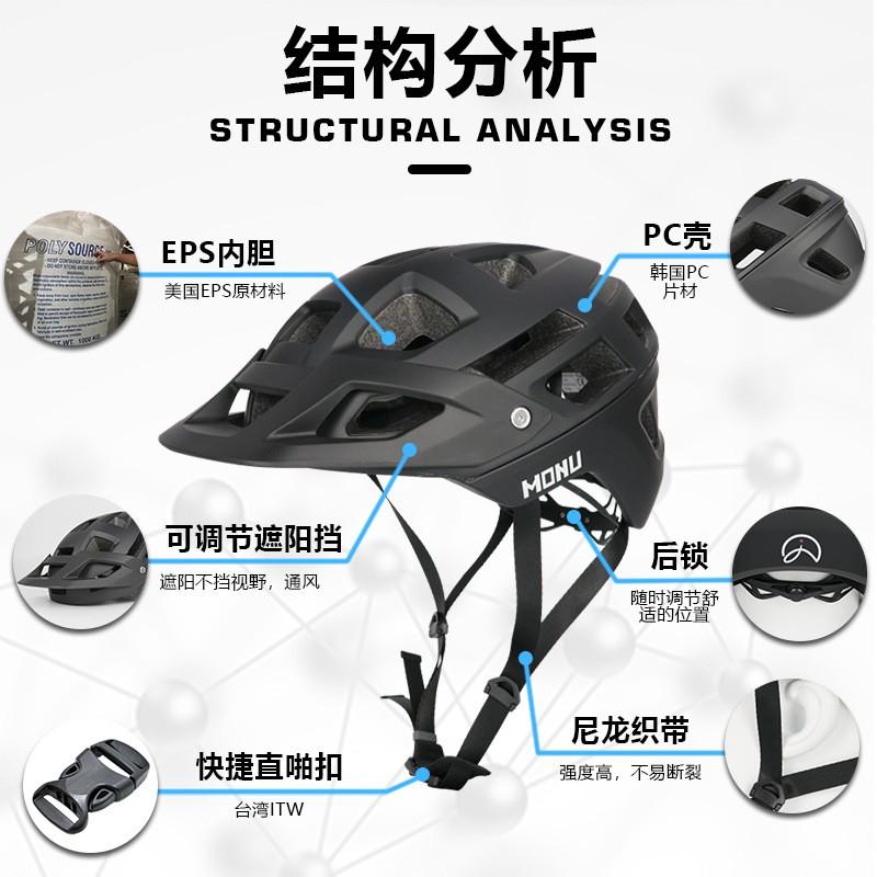 Bike Helmet Mountain Cycling Skateboarding PC Safety Adults Unisex