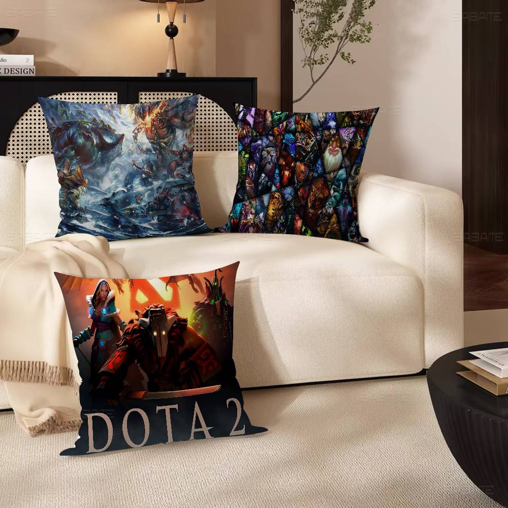 D-Dota 2 Игровая подушка Подарок Украшение для дома и офиса Спальня Диван Автомобильная наволочка 45x45