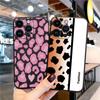 Модные мягкие чехлы для телефонов с леопардовым рисунком для iPhone 15 Pro 6 14 XS 13 Max XR 12 Mini 7 Plus X SE 8 11, противоударный бампер из ТПУ, черный чехол