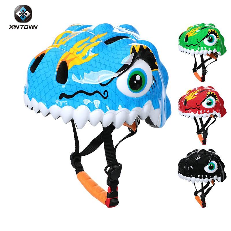 XINTOWN Kids Helmet Cute Cartoon Detachable Roller Skating Cycling Balance Bike