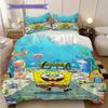Spongebob Squarepants Classic Cartoon Icon Bedding 1 Duvet Cover 2 Pillowcase Without Core Duvet Cover And Pillowcase Bedding Set