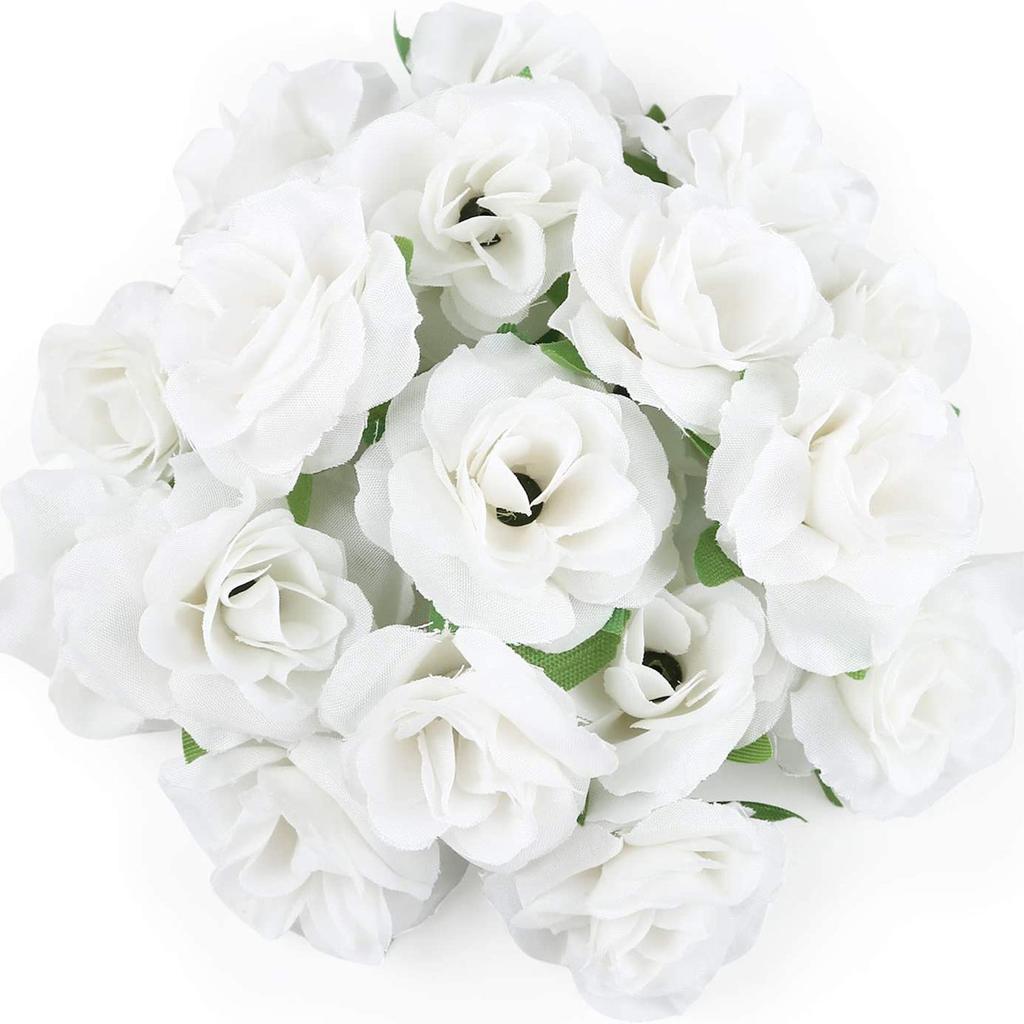 10/20 шт. Искусственные цветы шелковые кремовые розы горячие продажи Рождество свадьба букет невесты DIY домашняя ваза сад фестиваль украшение