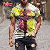 Summer Fashion Mens T-shirt Black and White Jesus 3D Print Unisex Casual T-shirt Kids Tops Mans Tops