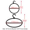 & Living Multi Purpose Closet Organizer Storage Racks Circle Shape Scarf Hanger Tie Clothes Rack