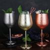 1PC Creative Red Wine Metal Cocktail Bar Champagne Glass 304 Stainless Steel