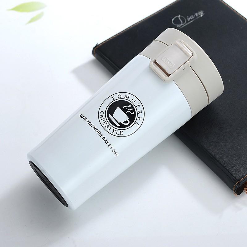 Портативная термокружка для кофе из нержавеющей стали 304 для использования на улице и в автомобиле