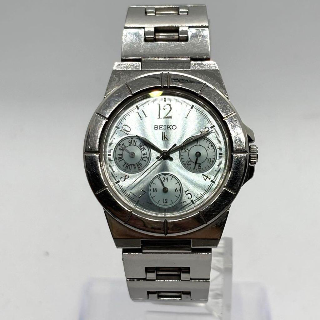 [USED] Seiko Lucia Blue Dial Chronograph Quartz