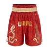 Kids Metallic Letter Dragon Printed Boxing Shorts Wide Elastic Waistband Boxer Trunks