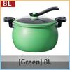 8L Non-Stick Micro Pressure Pot Multifunction Stew Cooking Soup Wok Home Multifunctional Wheat Rice Stone Stew Cooker