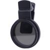 ND2-400 Phone Lens Filter 52mm Clip On Variable Neutral Density ND Filter for 15 14 13 Smartphones