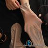 Женские ультратонкие чулки выше колена, которые можно обрезать по размеру, с нескользящей пяткой для красивых ног