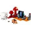 Lego minecraft battle of nether portal toys игрушка подарок на день рождения блок мальчик девочка ребенок 8 лет 9 лет 10 лет Ученик начальной школы